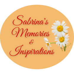 Logo with daisies and elegant script text on a peach background.